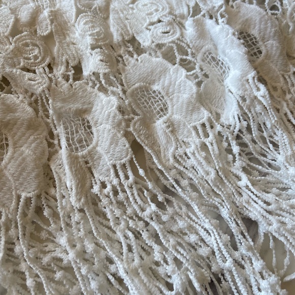 White Embroidered Skirt - Picture 2 of 5